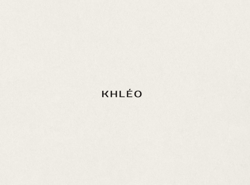 Khléo - Branding and Naming project adobe illustrator aesthetic aesthetic branding branding branding presentation color theory gif graphic design illustration logo minimal minimal brand minimalist packaging packaging design stationery strategy typo typography