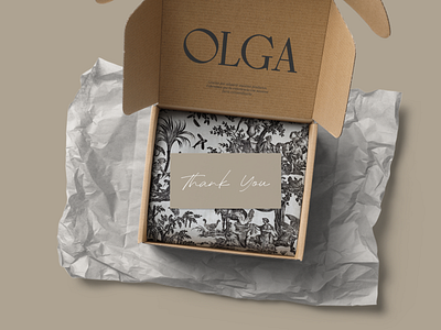 OLGA PACKAGING adobe illustrator aesthetic aesthetic branding branding color theory graphic design logo packaging stationery