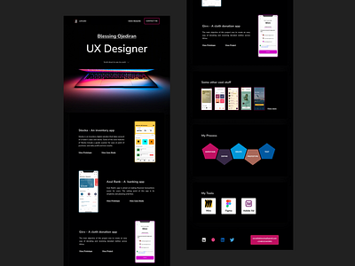 UX DESIGNER PORTFOLIO figmadesign portfolio uxfoodie