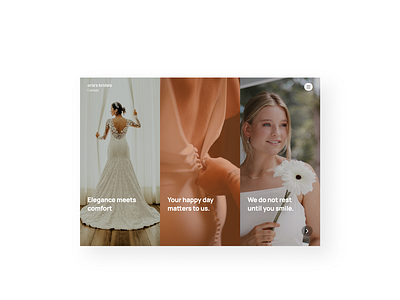 Bridal Services Landing Page