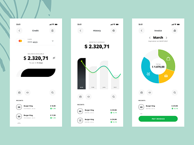 Zero - Finance app app bank banking banking app cashback clean credit card finance fintech green interface ios minimalist mobile mobile design modern ui user interface ux visual