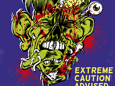 Infected Subject design artwork cartoon comic design drawing product design t shirt design tee zombie zombies