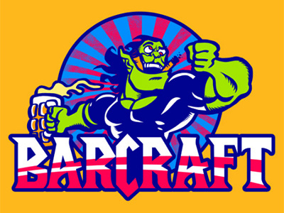 Barcraft cartoon character design orc orcs t shirt t shirts tee tees warcraft world of warcraft