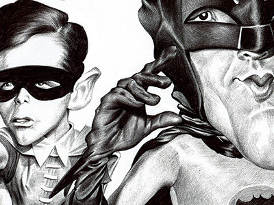 Holy Ballpoint pen, Batman! 1960 60s adam west ballpoint ballpoint pen batman bolígrafo caricatura caricaturas caricature caricatures robin