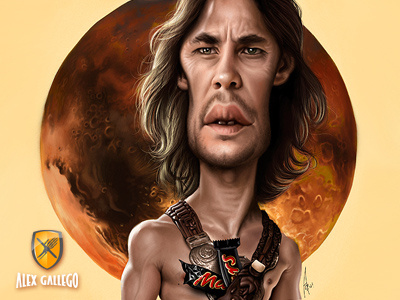 John Carter of Mars caricature