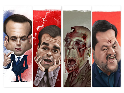 Caricatures for El Jueves Magazine