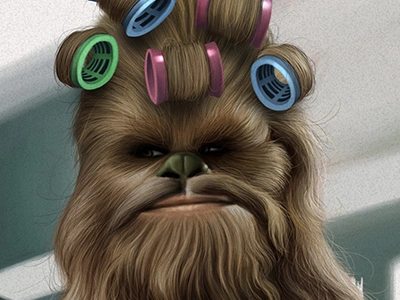 Starwars Chewbacca caricature chewbacca humour movie parody star starwars wars