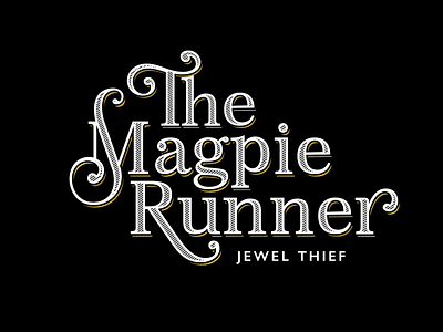 Magpie Runner book cover book cover design branding typography