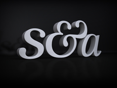 Ampersand 3d ampersand cinema 4d font typography zapf international