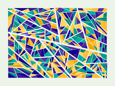 Shattered Random Color creative coding creativecoding generative art generative graphics generativeart shard shards