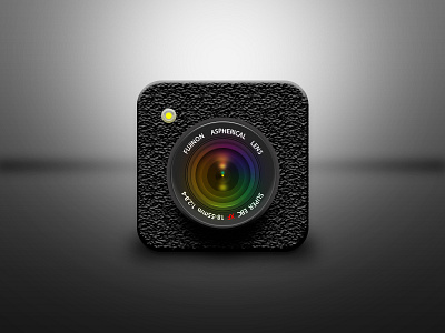 Fujifilm X-E1 camera icon photoshop skeuomorphism