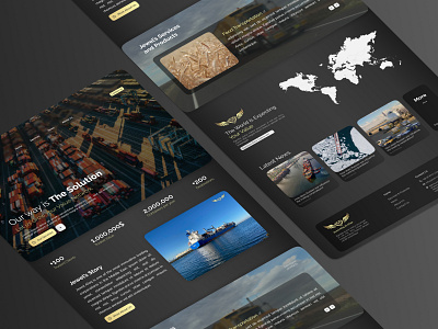 Jewel Afaq - Trade Business Website Design design product design ui ux web design