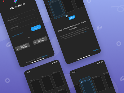 Figma Mirror Redesign app design ui ux vector