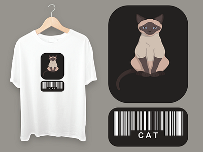 Siamese Cat Barcode