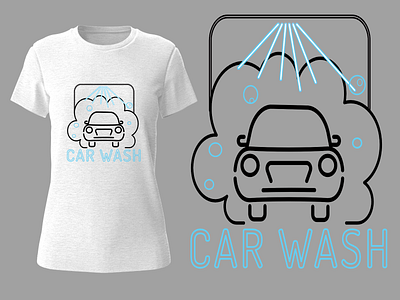 Car Wash amazon merch apparel branding car car wash cars design etsy gift graphic design illustration logo pod redbubble spreadshirt t shirt tee tshirt tshirtdesign