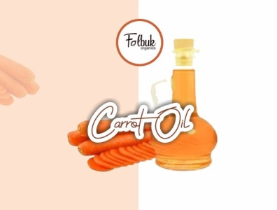 Carrot oil sticker brand identity branding carrot oil sticker carrot oil sticker flyer design illustration logo