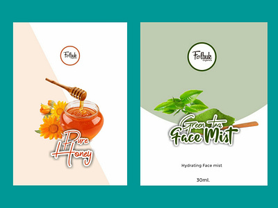 Organic product sticker design