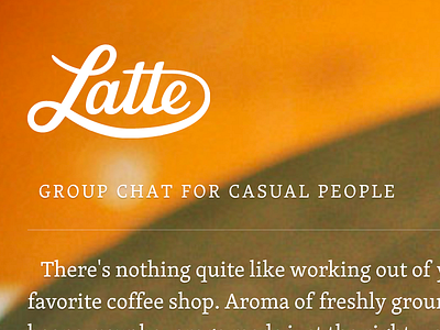 Let's latte up responsive skolar web