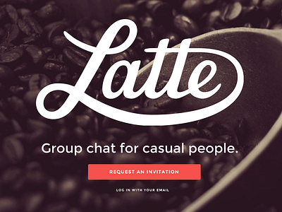 Latte Home button home logo montserrat responsive retina sean mccabe svg ui