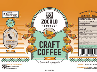 Zocalo Coffee Label Design