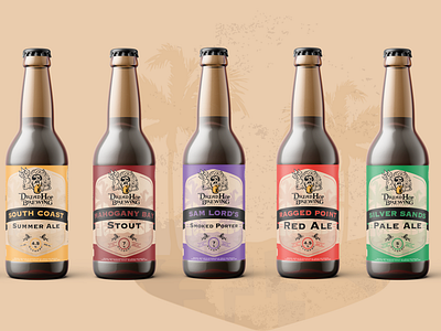 DreadHop Brewing Label Design Series