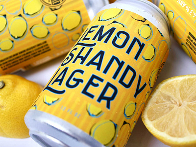 Lemon Shandy Lager Label Design