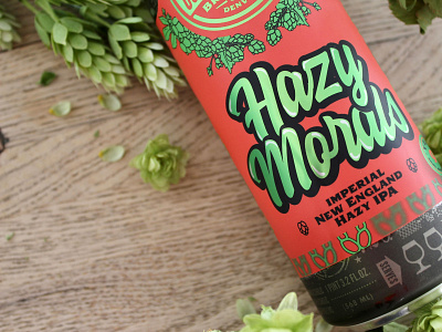 Hazy Morals Beer Label Design