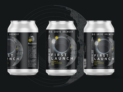 First Launch Beer Label Design