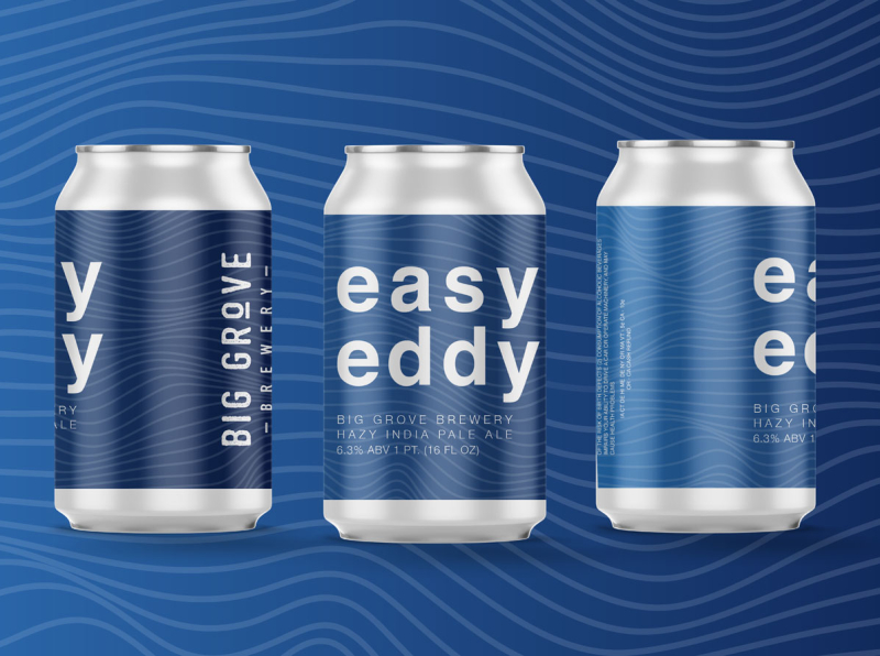 Easy Eddy Beer Can Label Design by Norlo Design on Dribbble