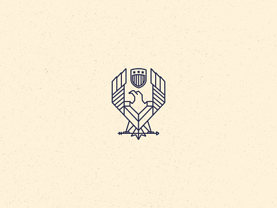 Eagle concept branding design eagle grit icon illustration illustrator monoline