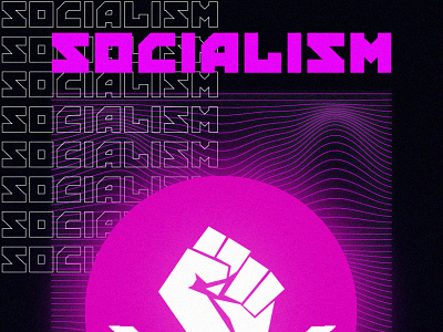 Socialism Poster graphic design poster poster art poster design