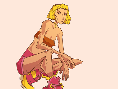 Ms. Sprint character character design edvin edvinsusuri illustration susuri