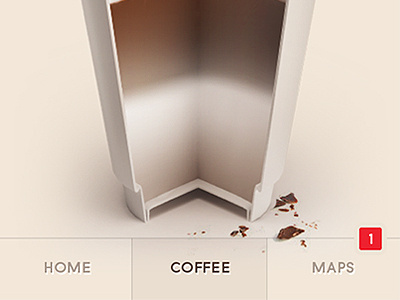 Hello World Coffee (Navigation) coffee hello world coffee ios iphone minimal mobile navigation ui