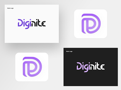 Diginite Digital Agency app branding design graphic design icon logo minimal ui ux web
