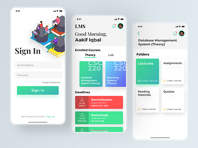 Learning Management System Mobile App (LMS)