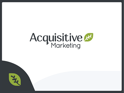 Acquisitive Marketing Agency Branding brand design brand identity logo logodesign typeface