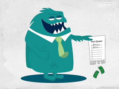 Loudmouth Luke, The Lead Generator illustration marketing monster monsters of paid search