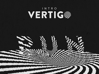 Introvertigo - Run / Single Artwork album artwork bass blues guitar hitchcock music saul single typography vertigo vinyl