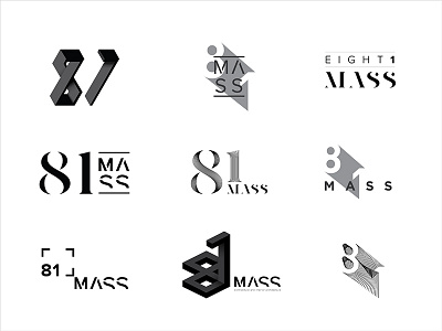 81 MASS Branding architecture brand branding design logo logomark logotype studio symbols type typography