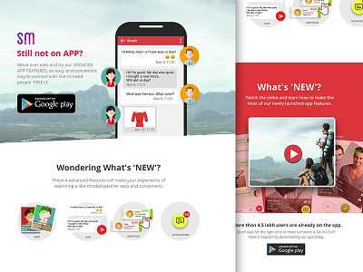 App Landing Page android animation app landing landing page mobile parallax product responsive scrolling video web