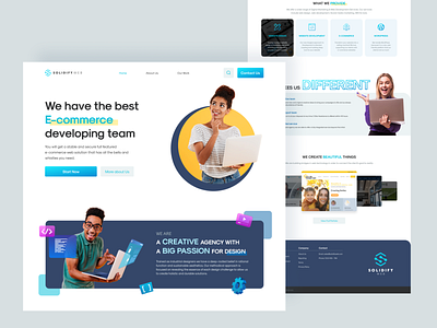 Solidify Web Landing Page