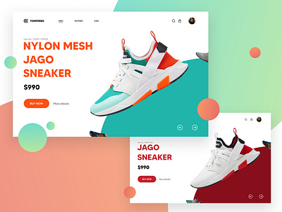 TOMFERBS Shoe Landing Page