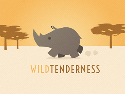 Wild Tenderness afrika animal cute fat funny lovely puffy rhino rhinocerous savana web wild