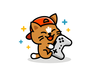 Kitty Gamer by Manu on Dribbble