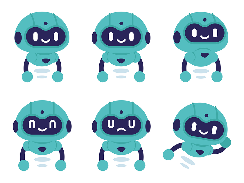Robot Mascot Design by Manu on Dribbble