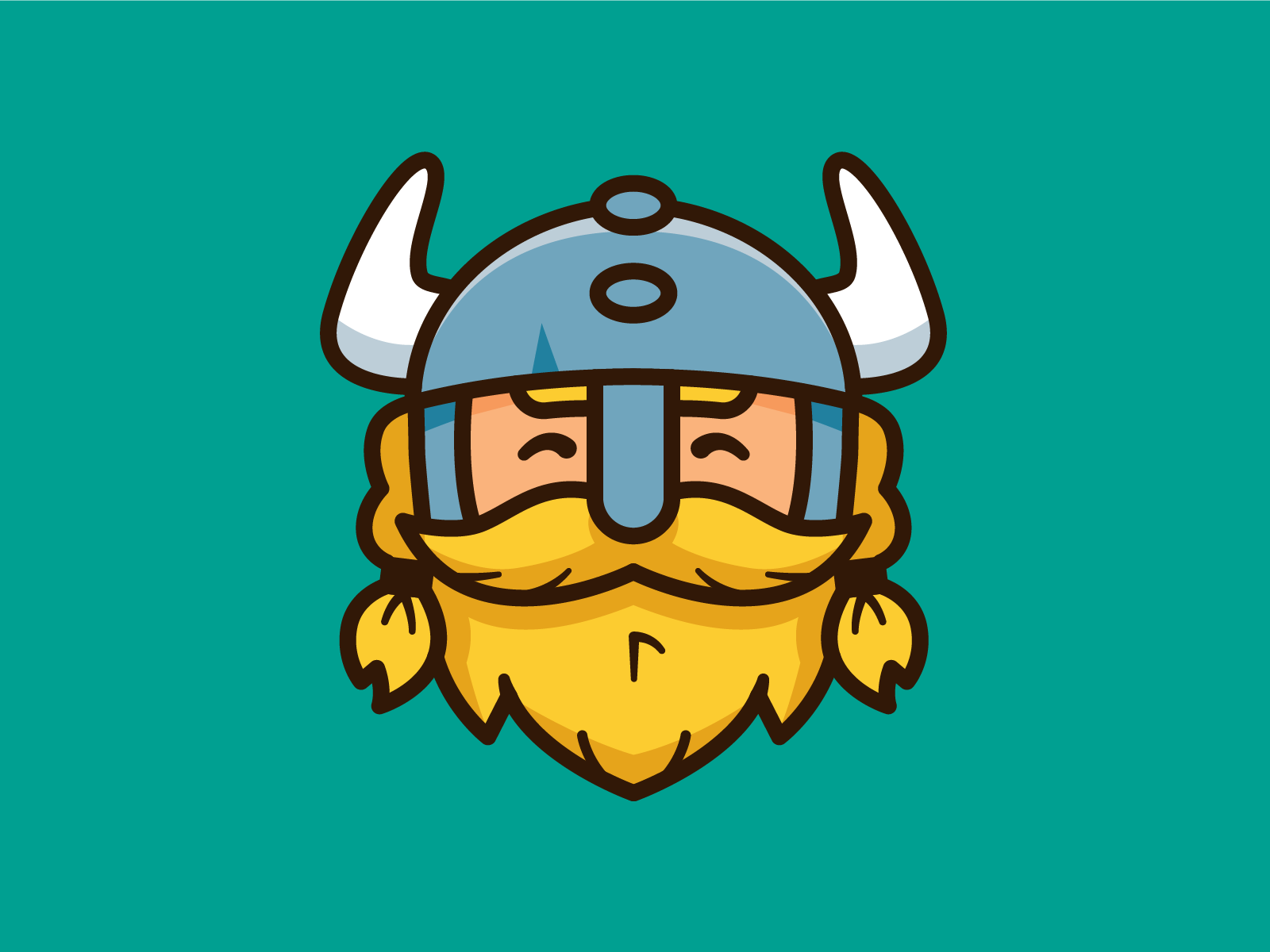 Viking Cartoon Funny Face By Manu On Dribbble