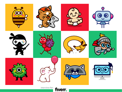 Cartoon Fiverr designs, themes, templates and downloadable graphic elements  on Dribbble