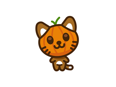 Pumpkin kitty