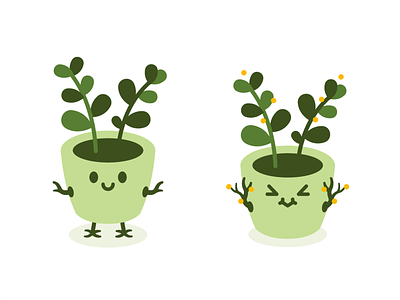 Cute Natural Plant Pot Monster by Manu on Dribbble