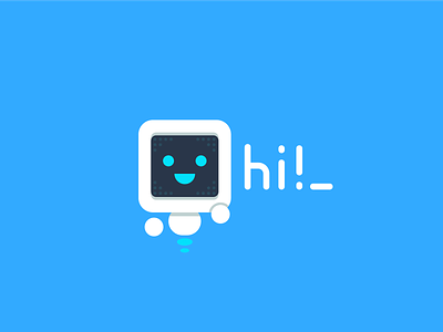 Robot Interface Logo Mascot